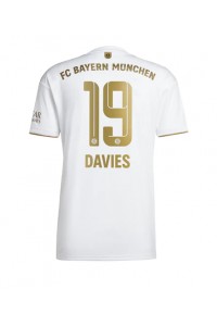 Bayern Munich Alphonso Davies #19 Fotballdrakt Borte Klær 2022-23 Korte ermer